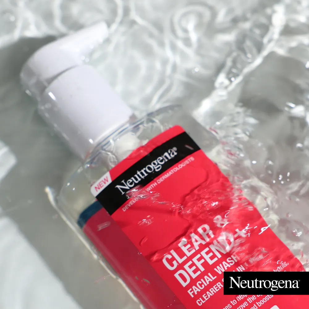 Neutrogena Clear&Defend+, čistilni gel za obraz (200 ml)